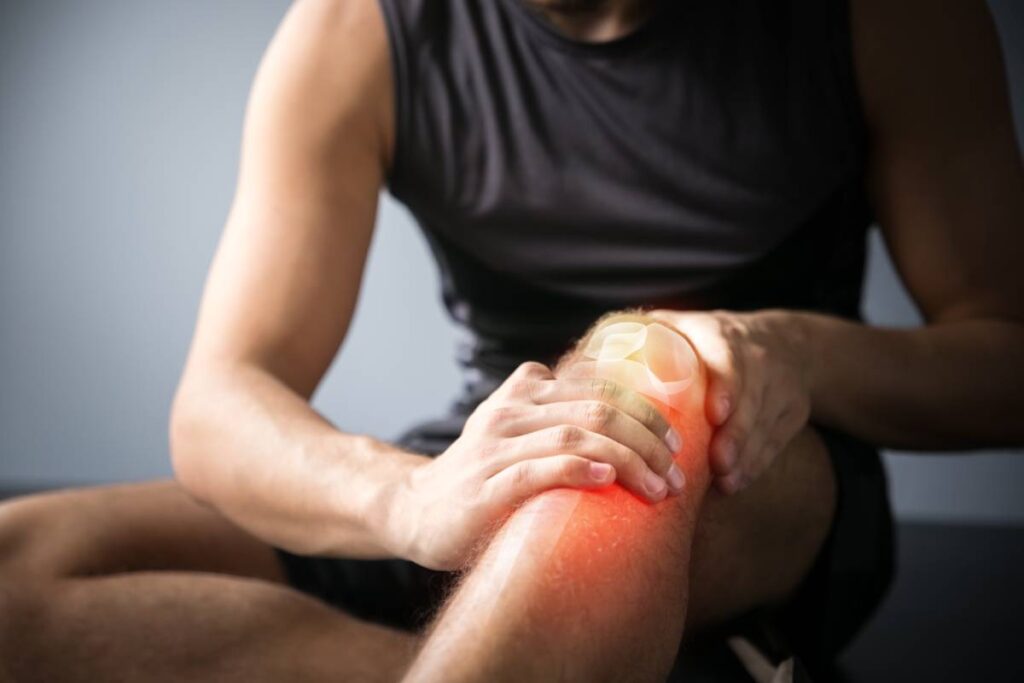 Crepitus can occur in a few different scenarios.