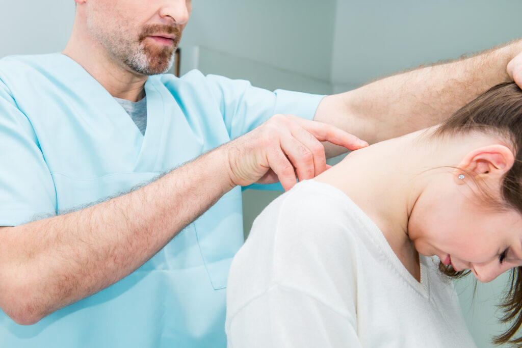 Cervical interlaminar epidural steroid injections